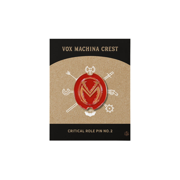Critical Role Pin No. 2 - Vox Machina Crest