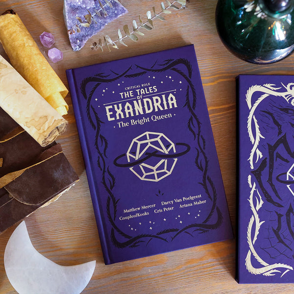Papel crítico: The Tales of Exandria – The Bright Queen Edição Limitada Capa dura