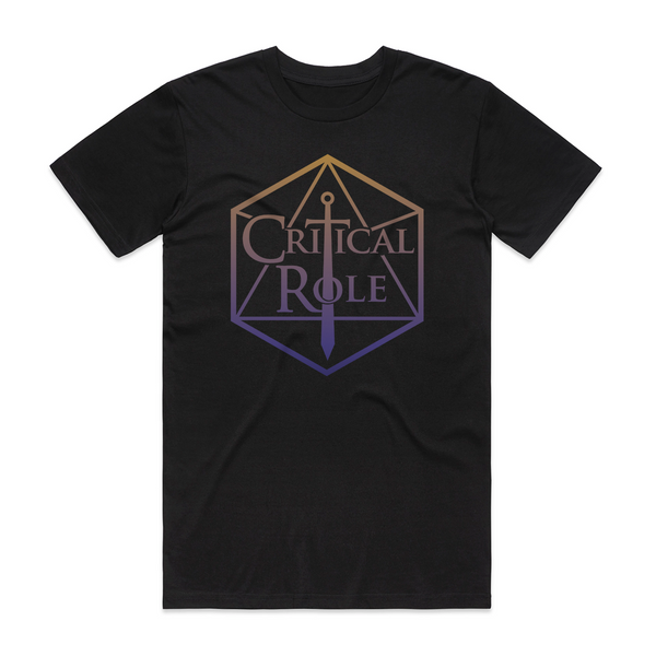T-shirt con logo sfumato Critical Role