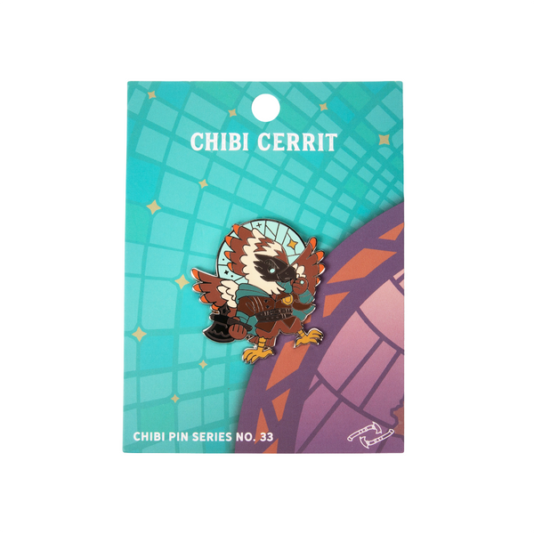 Pin de Chibi de papel crítico nº 33 - Cerrit Agrupnin
