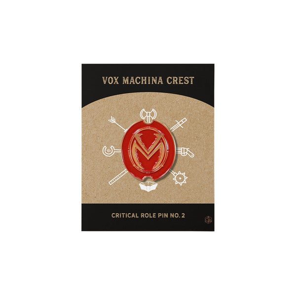 Spilla ruolo critico n. 2: stemma Vox Machina
