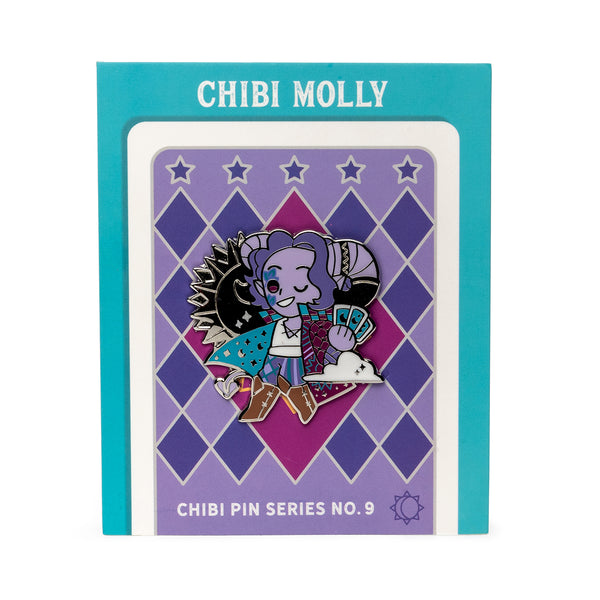Spilla Chibi n. 9 del ruolo critico: Mollymauk Tealeaf