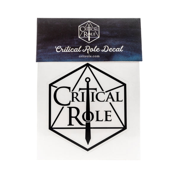 Decalcomania del logo di Critical Role