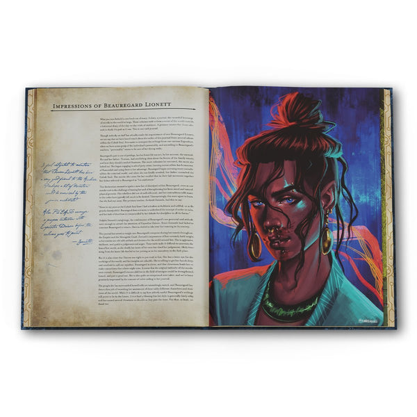 The Chronicles of Exandria - Libro de arte de edición estándar de The Mighty Nein